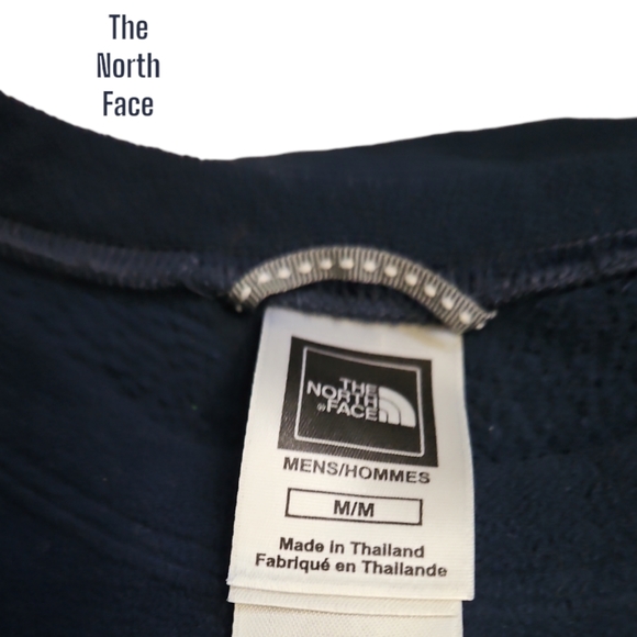 The North Face Navy Pullover Crewneck Sweatshirt - Picture 4 of 5